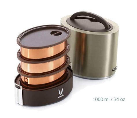 vaya stainless steel lunch box